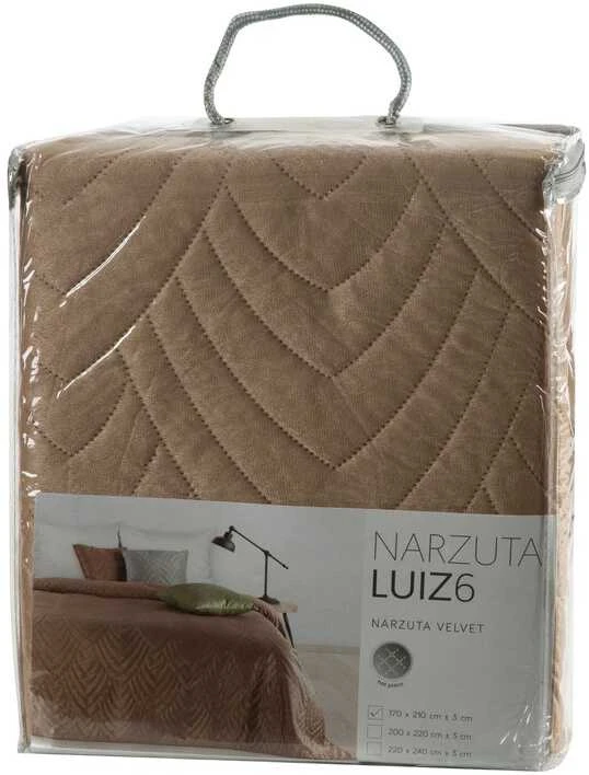 Eurofirany D91/N/LUIZ/6 170X210 C.BEIGE+GOLD Lovatiesė