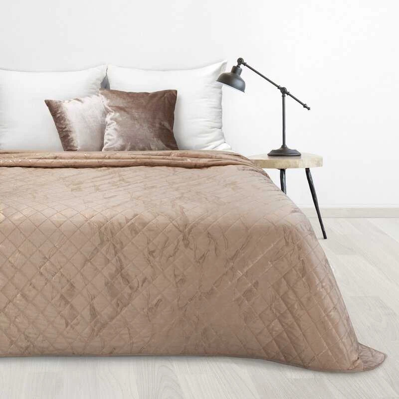 Eurofirany D91/N/LUIZ/6 170X210 BEIGE + GOLD Lovatiesė