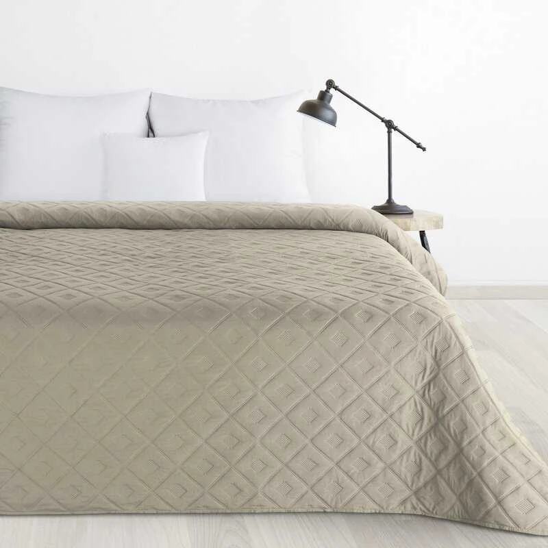 Eurofirany D91/N/ALARA6 200X220 DARK BEIGE Lovatiesė