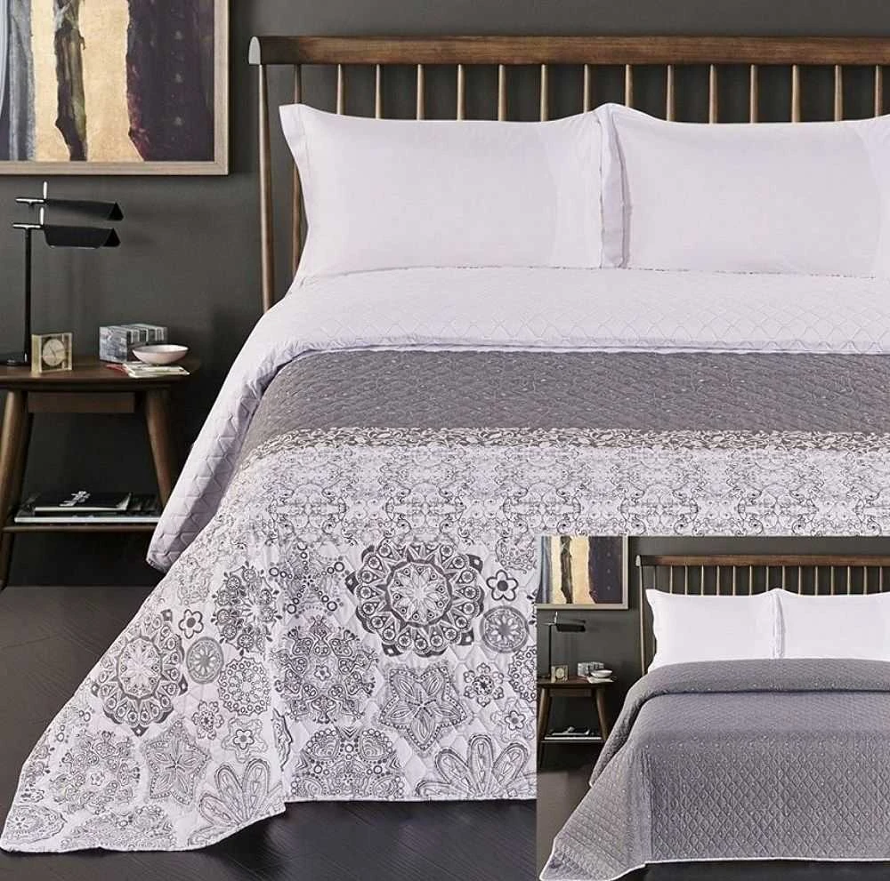 DecoKing Lovatiesė 200 × 220 cm, pilka