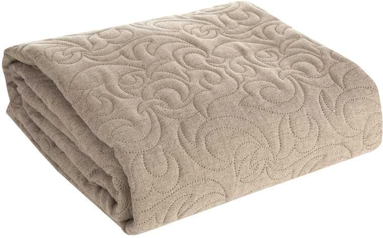 Eurofirany CHON / LINAS / 4 / BEIGE 220X240 BEIGE Lovatiesė Lovatiesė