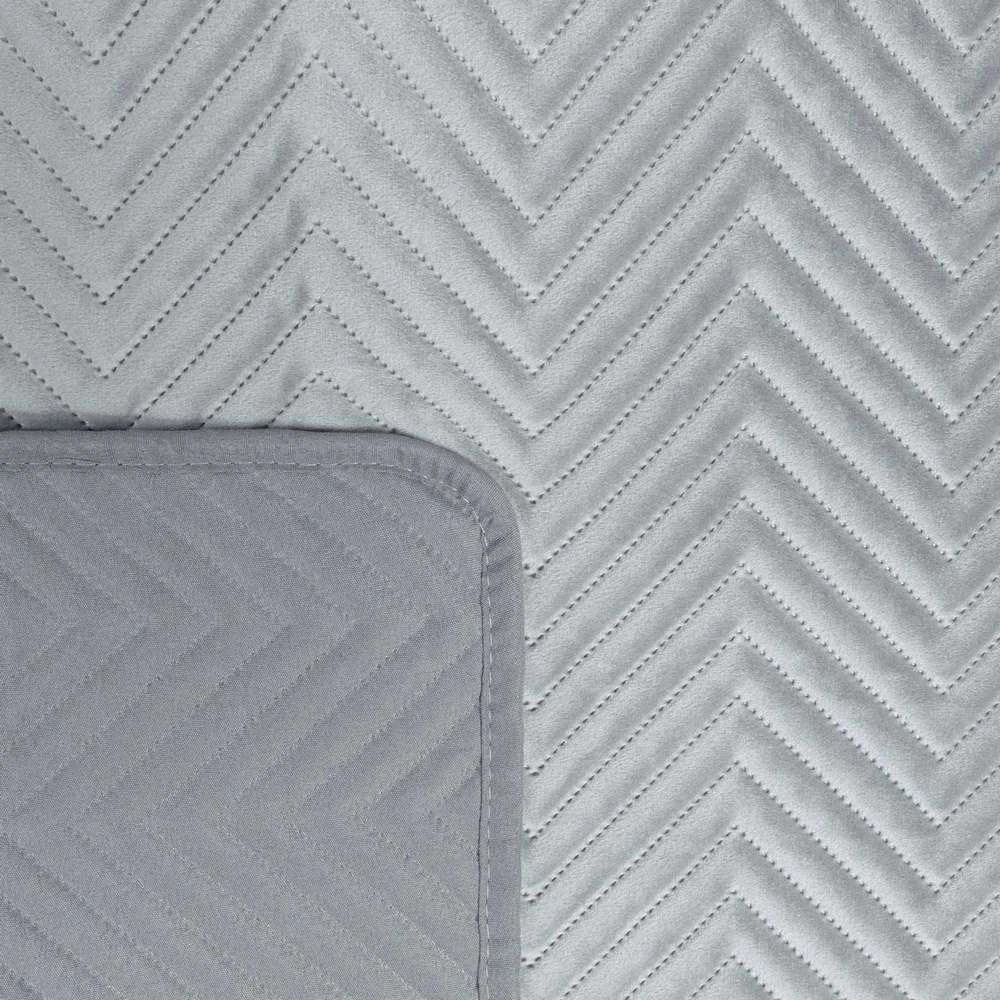 Eurofirany Dekoratyvinė aksominė lovatiesė, dvipusis dygsniuotas dizainas, 220x240 cm, minkštas poliesterio audinis, miegamojo aksesuaras, vasarinis pledas, lovos užtiesalas Lovatiesė