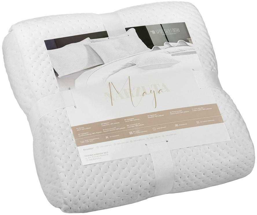Veliūrinė lovatiesė su geometriniu raštu, 240x260 cm, minkštas poliesterio užtiesalas lovai ar sofai, dekoratyvinis baltas uždangalas, miegamojo tekstilė