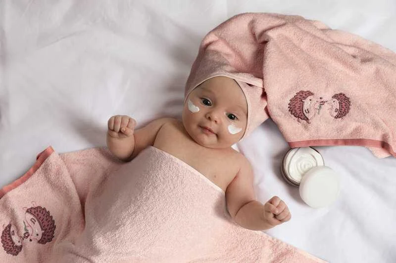 Rankšluostis Eurofirany RE/D/BABY68/ROŽINĖ 100X100 GAUBUTĖ 350