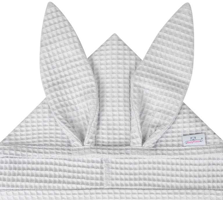 Rankšluostis Baby Matex BabyMatex Okrycie kąpielowe wafel Prestige Bunny roz. 70x140 (TB0456_42)