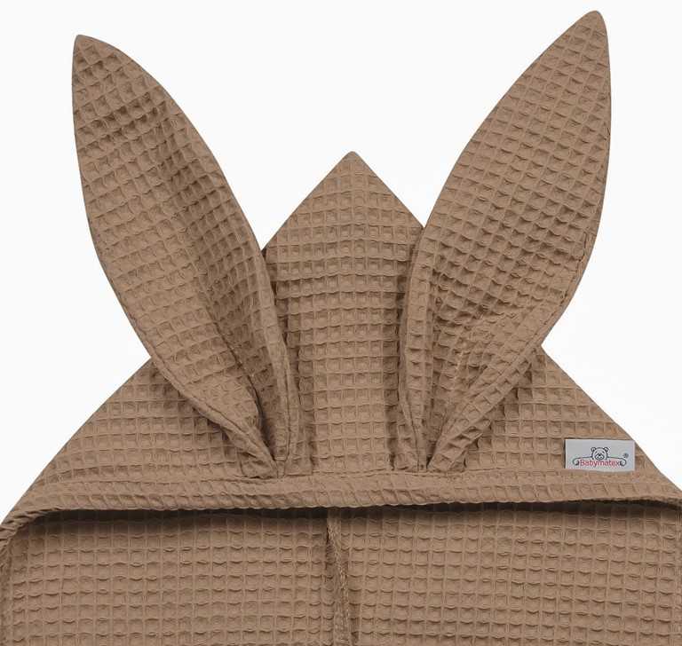 Rankšluostis Baby Matex BabyMatex Okrycie kąpielowe wafel Prestige Bunny roz. 70x140 (TB0456_17)