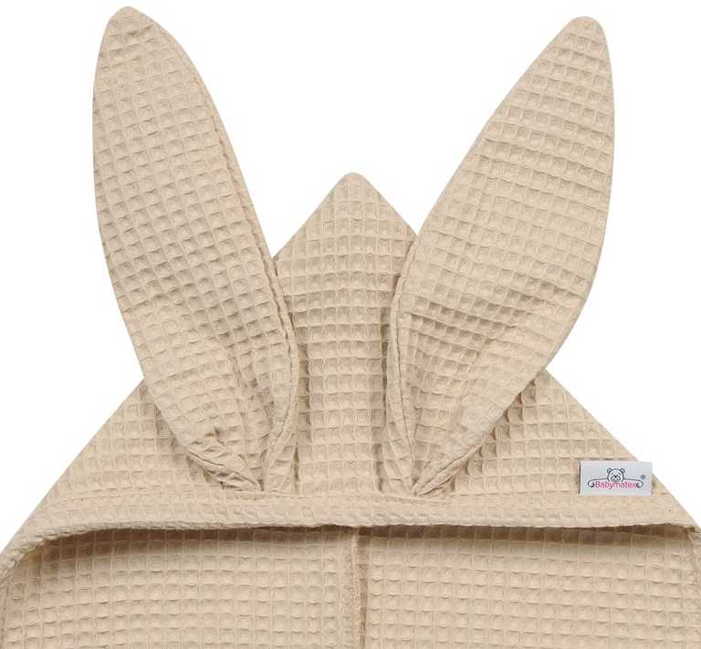 Rankšluostis Baby Matex BabyMatex Okrycie kąpielowe wafel Prestige Bunny roz. 70x140 (TB0456_16)