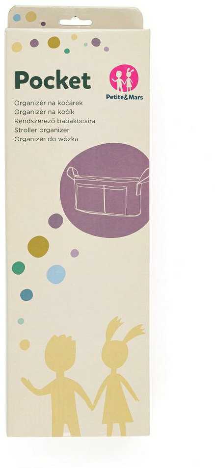 Petite&Mars Petite & Mars Pocket - patogus vežimėlio organizatorius