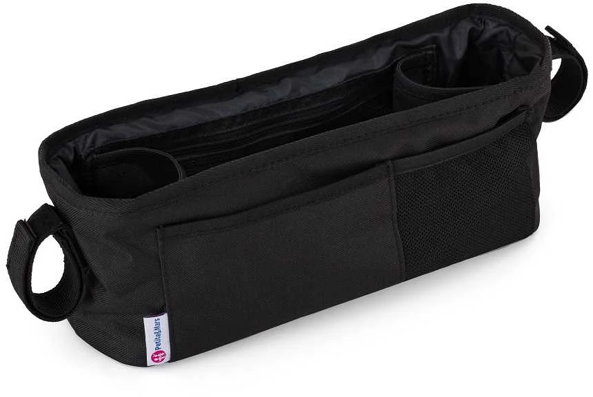 Petite&Mars Pocket – patogus vežimėlio laikiklis | Absoliuti juoda