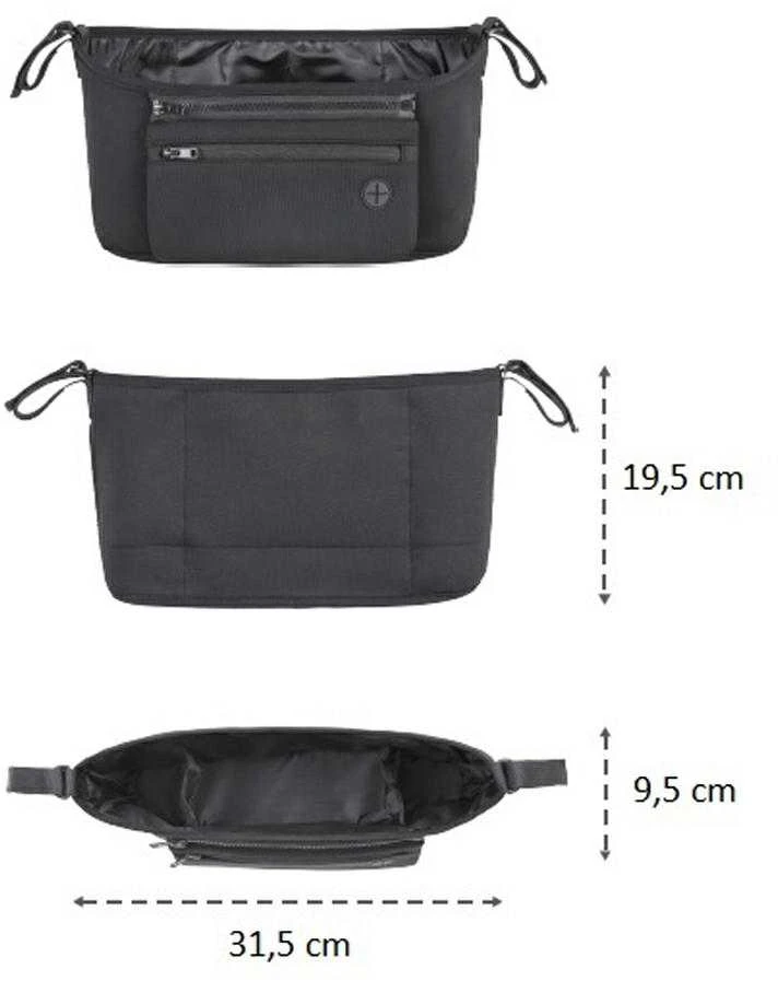 Kelioninis Petite&Mars Pettie & Mars Pocket Zip - vežimėlio laikiklis su nuimama kišene |