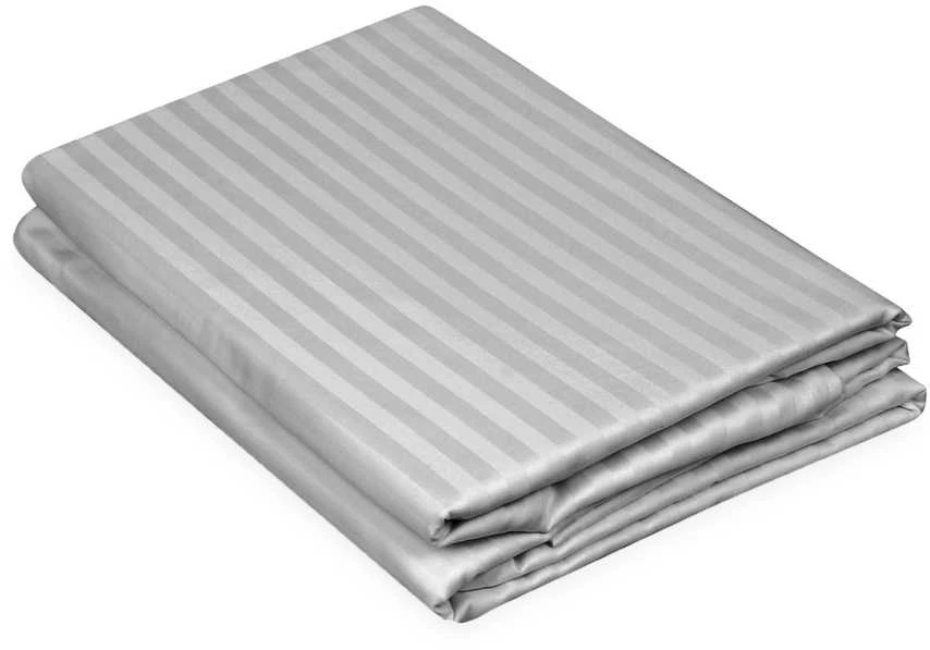 Multitex Patalynė adamaszkowa 160x200 pilka 42 jednobarwna 1cm paski Matex