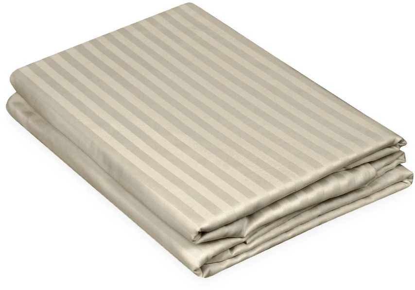 Multitex Patalynė adamaszkowa 220x200 smėlio sp. 16 jednobarwna 1cm paski Matex