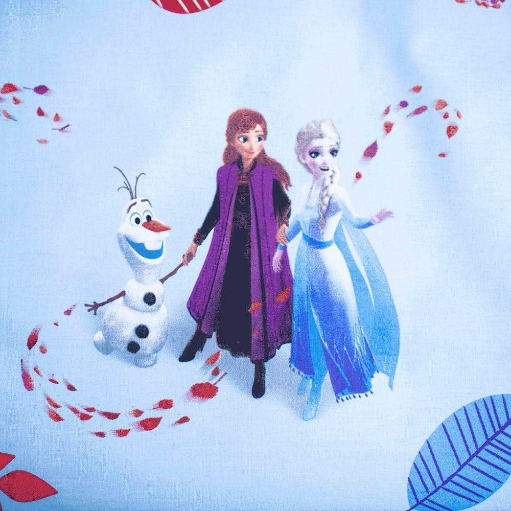 Patalynė bawełniana 100x135 Frozen Anna Elsa Kraina Lodu poszewka 40x60 dziecięca do łóżeczka