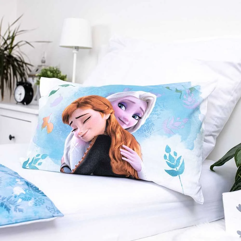 Patalynė bawełniana 100x135 Frozen Kraina Lodu mėlyna JF24