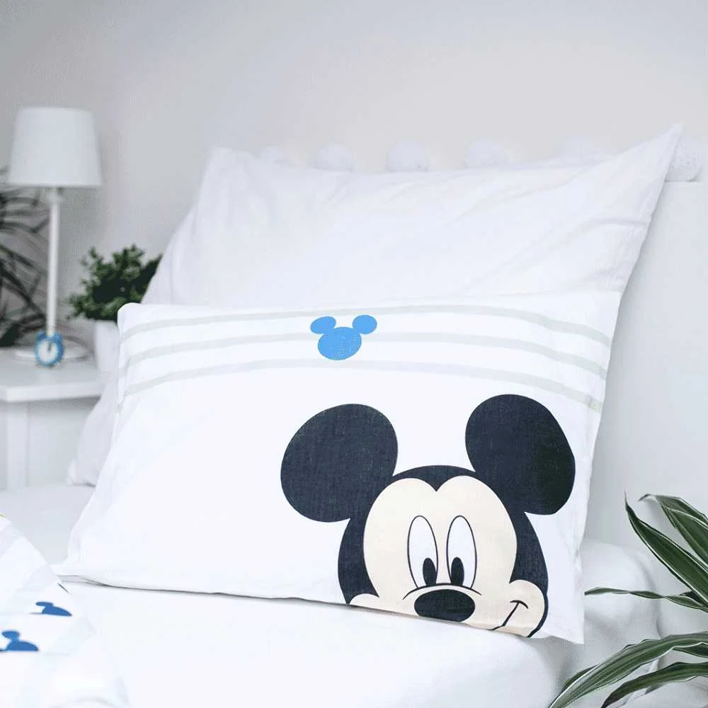 Patalynė bawełniana 100x135 Myszka Miki Mickey Mouse 0714 do łóżeczka poszewka 40x60