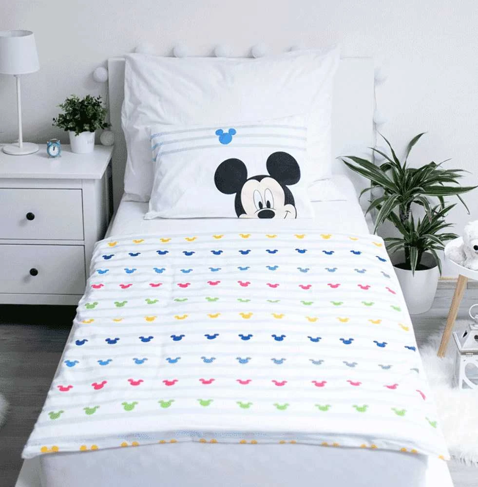 Patalynė bawełniana 100x135 Myszka Miki Mickey Mouse 0714 do łóżeczka poszewka 40x60