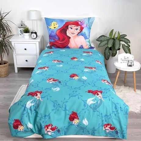 Patalynė bawełniana 140x200 Arielka 2680 Princess Księżniczka poszewka 70x90