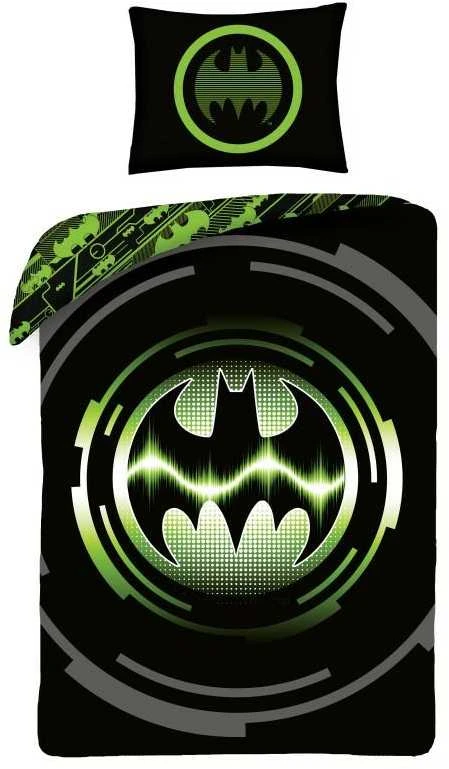 MCU Patalynė medvilninis 140x200 Batman vaikiškas pagalvės užvalkalas 70x90 Kids 09