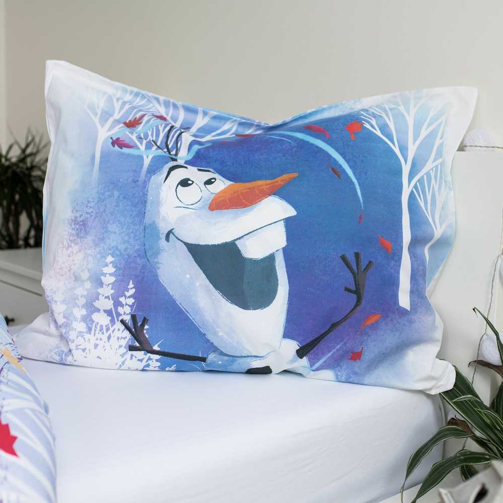 Patalynė bawełniana 140x200 Frozen Anna Elsa Kraina Lodu poszewka 70x90