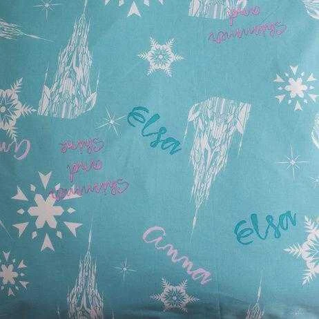 Patalynė bawełniana 140x200 Frozen Kraina Lodu melsva poszewka 70x90 Jf24