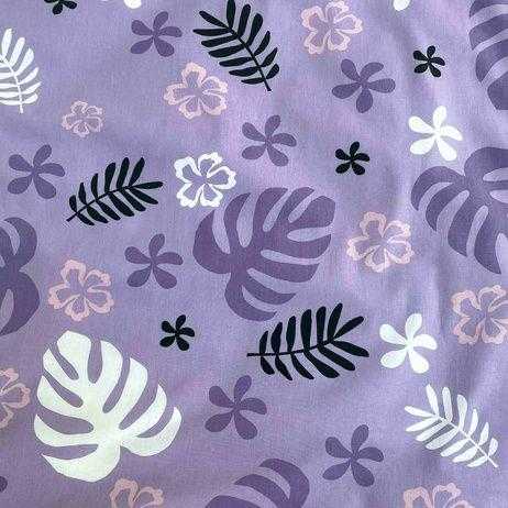 Patalynė bawełniana 140x200 Lilo i Stitch balta violetinė poszewka 70x90 August 23
