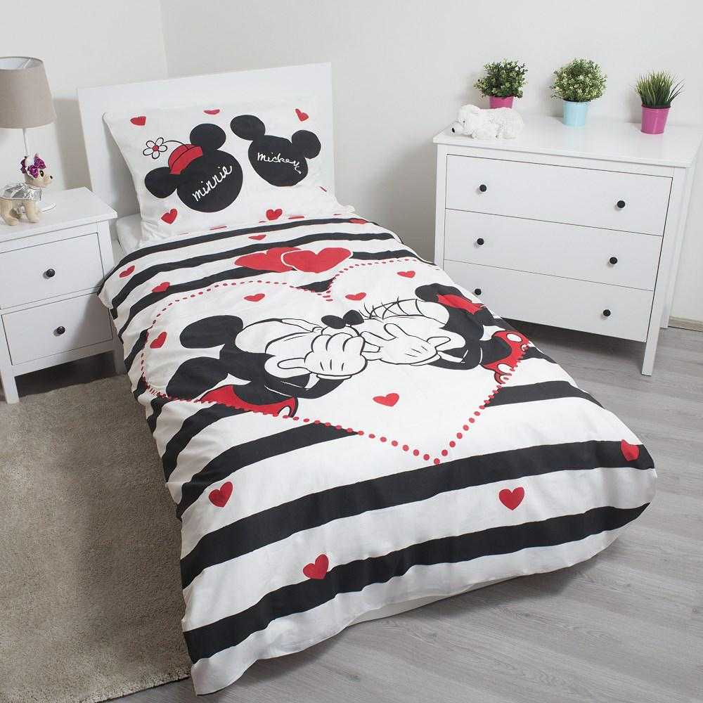 Disney Minnie patalynės užvalkalas 140–200 cm, 70–90 cm