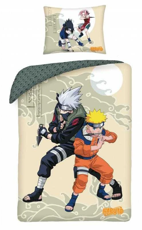 Patalynės komplektas MCU Patalynė medvilnė 140x200 Naruto pagalvės užvalkalas 70x90 3267BL Halantex