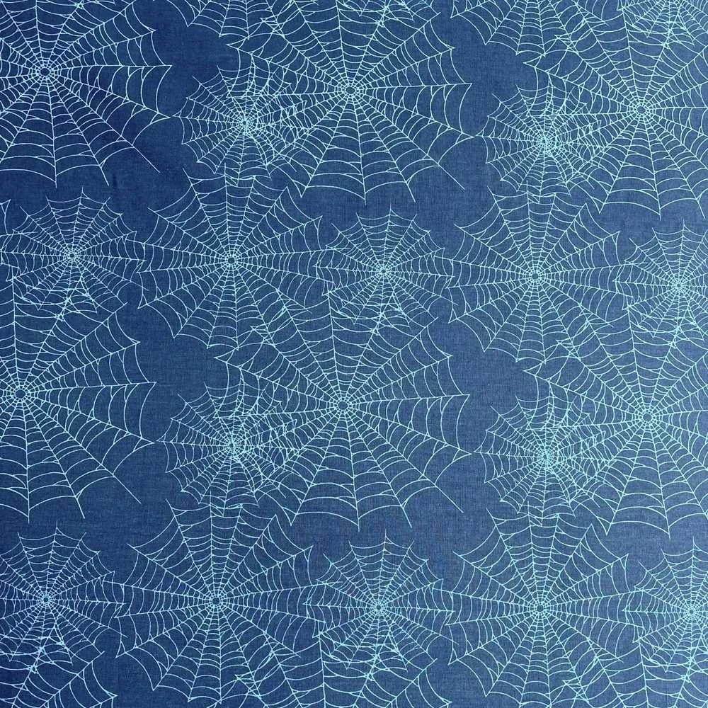 Patalynė bawełniana 140x200 Spider-man człowiek pająk mėlyna poszewka 70x90 JF 02