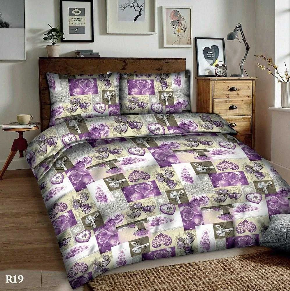 Patalynės komplektas Multitex Patalynė 220 x 200 3 vnt Satin DeSatin Ranforce 19