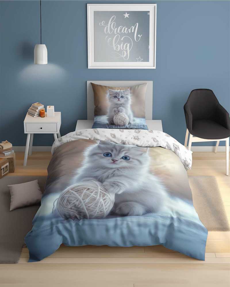 Patalynės komplektas Patalynė 160x200 cm sarna jelonek SARENKA medvilnė Detexpol las komplet