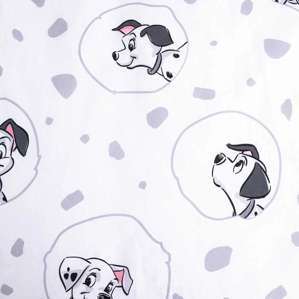 Patalynė do łóżeczka 100x135 101 Dalmantinas balta pilka 03 poszewka 40x60 bawełniana JF24