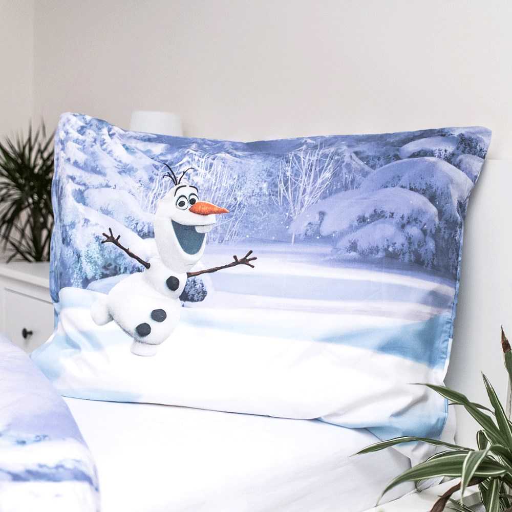 Patalynė dziecięca 140x200 Frozen Kraina Lodu 9466 Anna Elsa poszewka 70x90