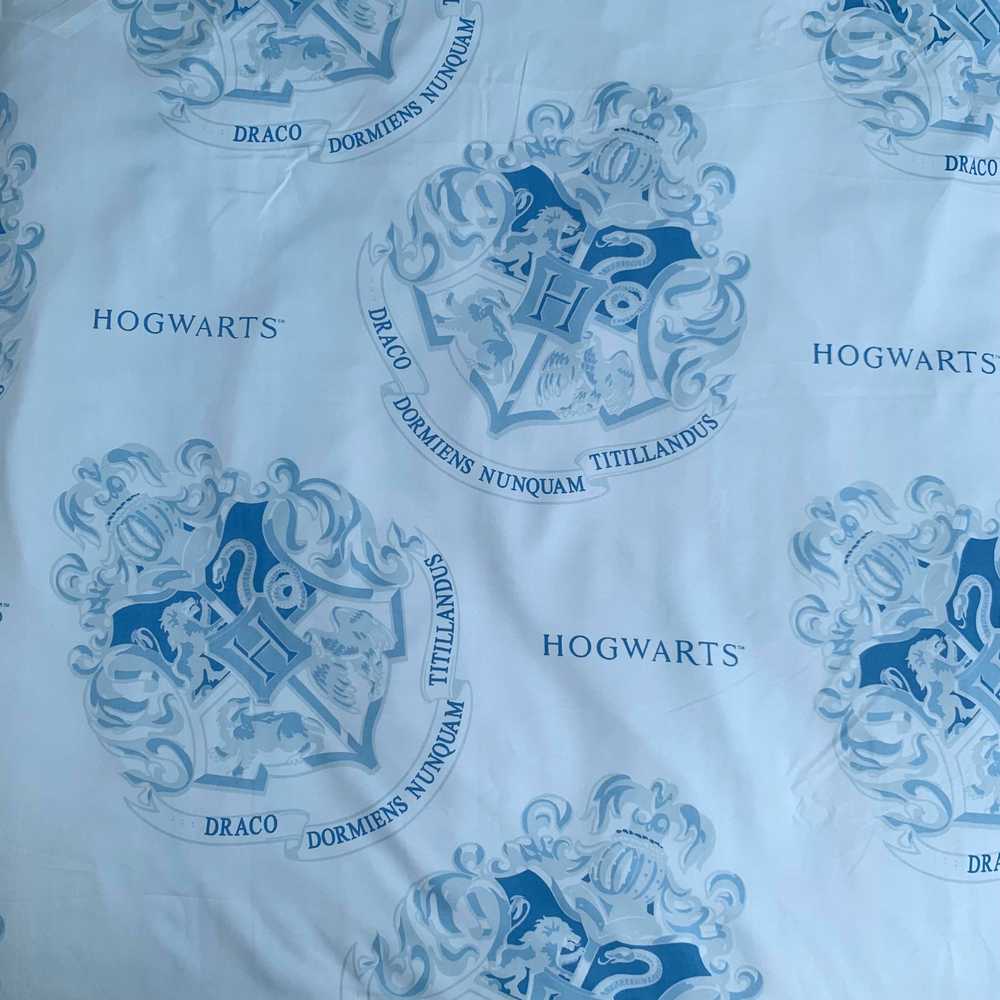 Patalynė dziecięca 140x200 Harry Potter mėlyna młodzieżowa poszewka 70x90 August 23