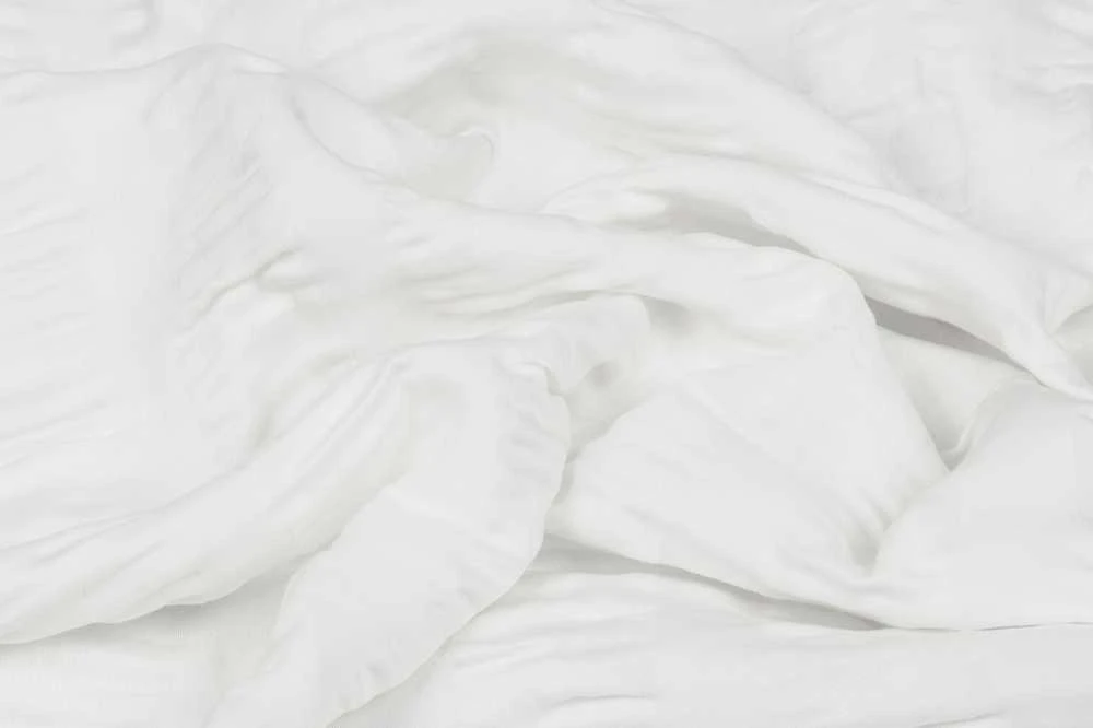 Multitex Vaflinio pynimo medvilnės satino patalynės komplektas, 160x200 cm antklodės užvalkalas su 2 pagalvių užvalkalais, glamžyta tekstūra, nereikia lyginti, OEKO-TEX sertifikatas, minkšta patalynė