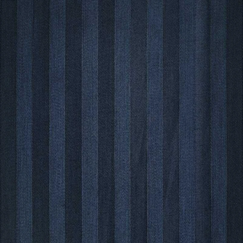Eurofirany Medvilninio satino patalynės komplektas, 160x200 cm antklodės užvalkalas su dviem pagalvių užvalkalais, dryžuotas raštas, užtrauktukas, 125 g/m² svoris, miegamojo tekstilė Patalynė