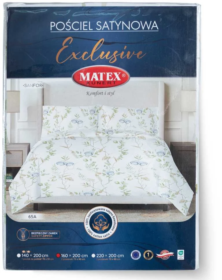 Patalynės komplektas Multitex Patalynė satynowa EXCLUSIVE (220x200-1,70x80-2)