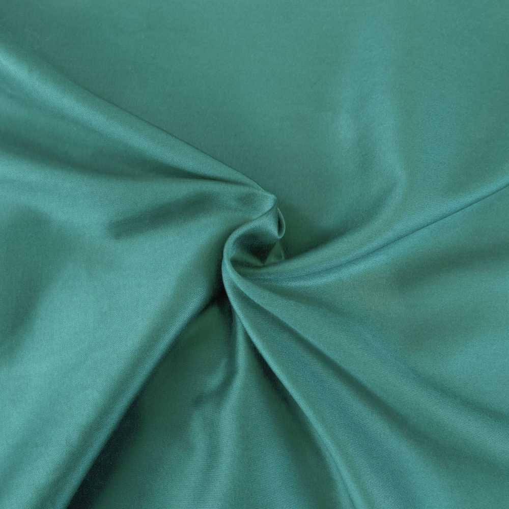 Tamsiai turkio spalvos satino medvilnės patalynės komplektas 220x200 cm, vientisa spalva, užsegimas užtrauktuku, 3 dalių rinkinys, OEKO-TEX sertifikatas, miegamojo tekstilė