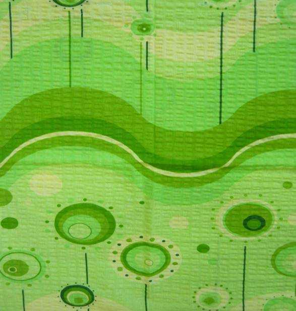 Medvilninės ruoželio patalynės komplektas, 180x200 cm, užsegimas sagomis, žalias saldainio raštas, patvari medvilninė patalynė, nakvynės namų patalynė, kaimo turizmo patalynė, viešbučio patalynė