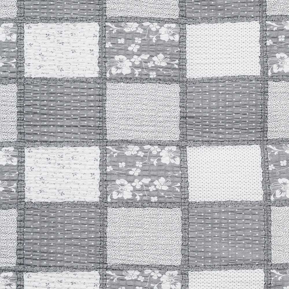 Medvilnės perkalio patalynės komplektas, 200x220 cm antklodės užvalkalas su raukiniais, pilkas užsegimas sagomis, 100% medvilnė, 140 g/m², komplekte 2 pagalvių užvalkalai, minkšta patalynė miegamajam