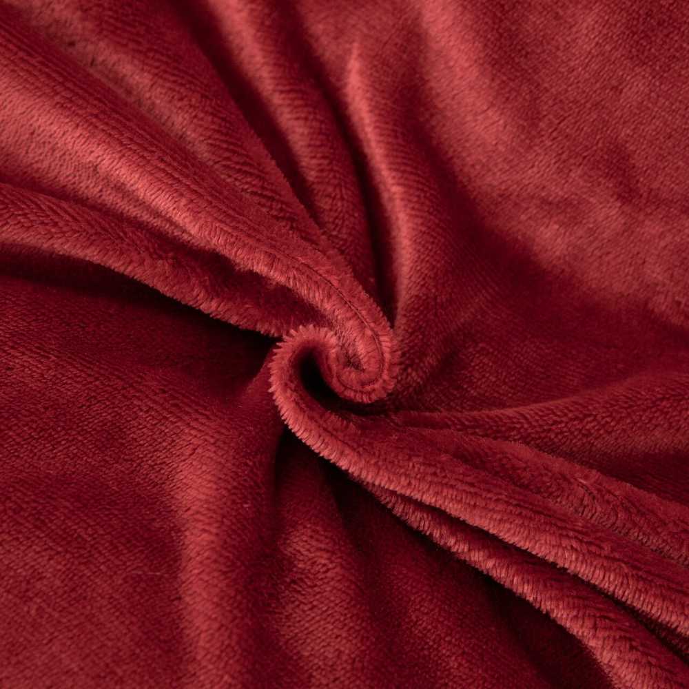 Jaukus mikropluošto patalynės komplektas, 220x200 cm antklodės užvalkalas su pagalvių užvalkalais, pliušinis meškiuko dizainas, bordo spalva, lengvai prižiūrimas poliesteris, minkšta miego tekstilė