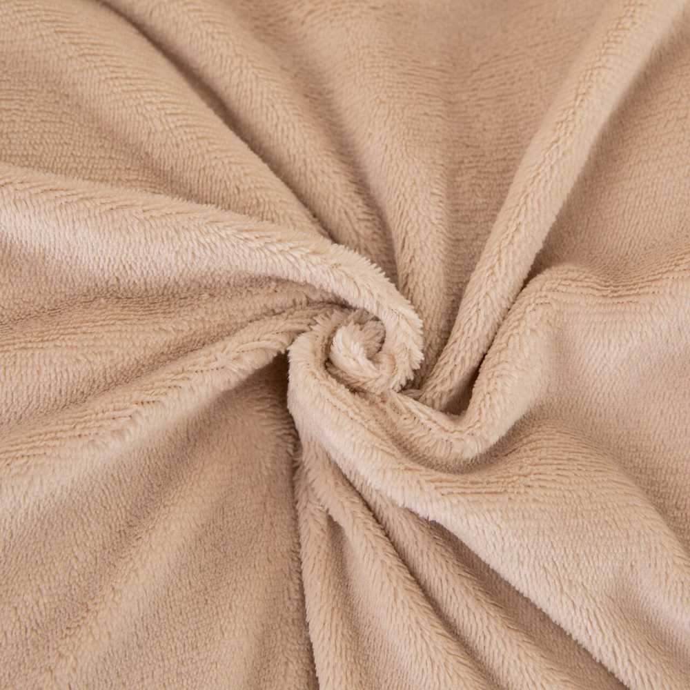 Jaukus mikropluošto patalynės komplektas, 220x200 cm antklodės užvalkalas su pagalvių užvalkalais, minkštas pliušinis pojūtis, šviesiai smėlio spalva, lengva priežiūra, nereikia lyginti