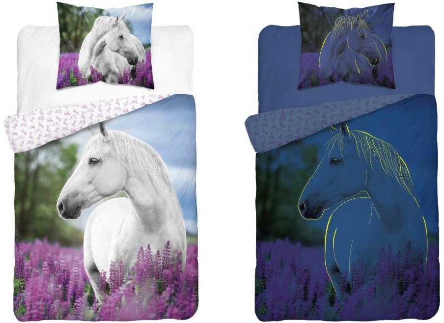 Detexpol Vaikiškas šviečiantis tamsoje patalynės komplektas 160x200, 2 dalių