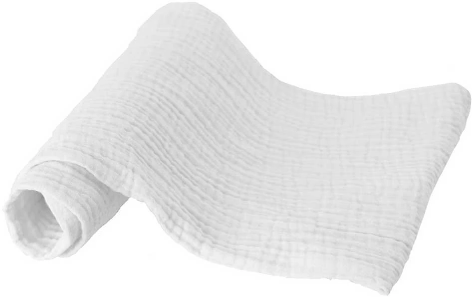 Rankšluostis Multitex Muslininės sauskelnės Muslin 3 vnt 70x80 balta medvilnės komplektas