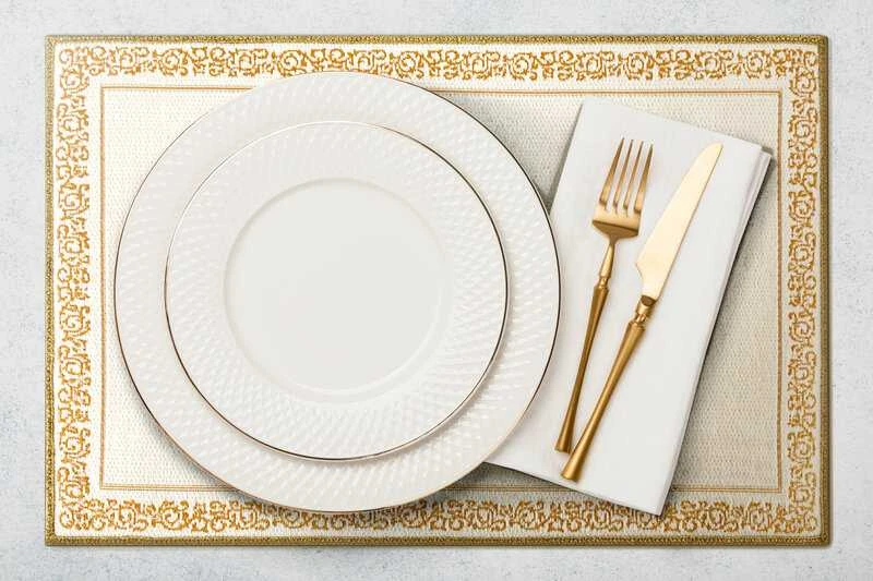 Eurofirany Euro užuolaidos POD / MAJORKA / K+ZŁ 32X52 K+GOLD (X4)