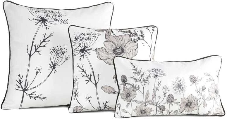 Eurofirany PREM/AGNES/CHP 45X30 B+BEIGE/Baltas.