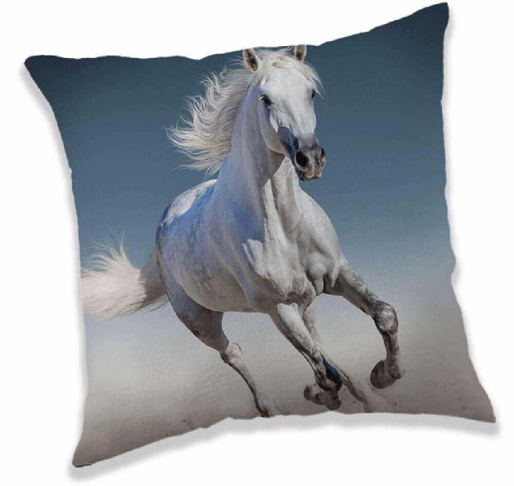 Poduszka dziecięca 40x40 Koń balta 4592 w galopie horse dekoracyjna