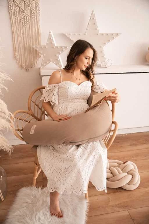 Baby Matex BabyMatex pagalvė 260 cm ilgio Nėštumo medvilnė Moon Muslin 17