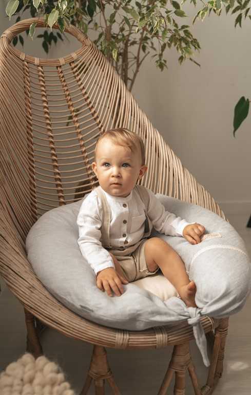 Multitex RELAX LINEN pozicionavimo pagalvė, 190 cm ilgio