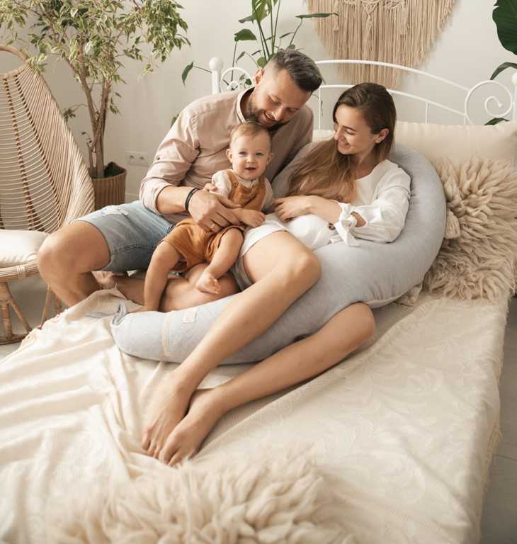 Multitex RELAX LINEN pozicionavimo pagalvė, 190 cm ilgio