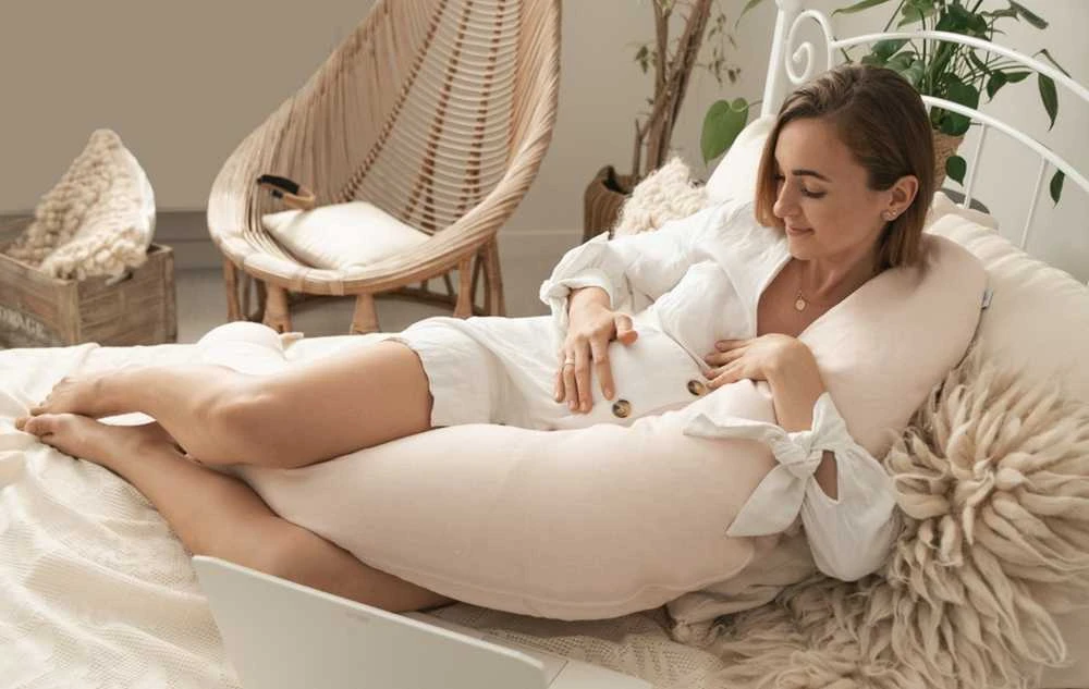 Multitex RELAX LINEN pozicionavimo pagalvė, 190 cm ilgio